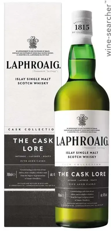 Laphroaig The Cask Lore Single Malt Scotch 750 ml