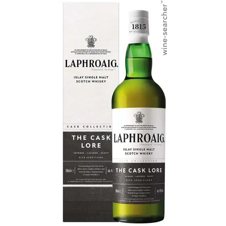 Laphroaig The Cask Lore Single Malt Scotch 750 ml