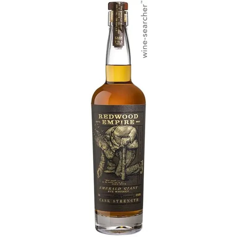 Redwood Empire Emerald Giant Cask Strength Rye Whiskey 750 ml