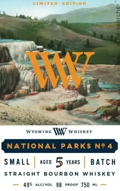 Wyoming Whiskey 'National Parks Batch 4' 5 Year Old Small Batch Bourbon 750 ml