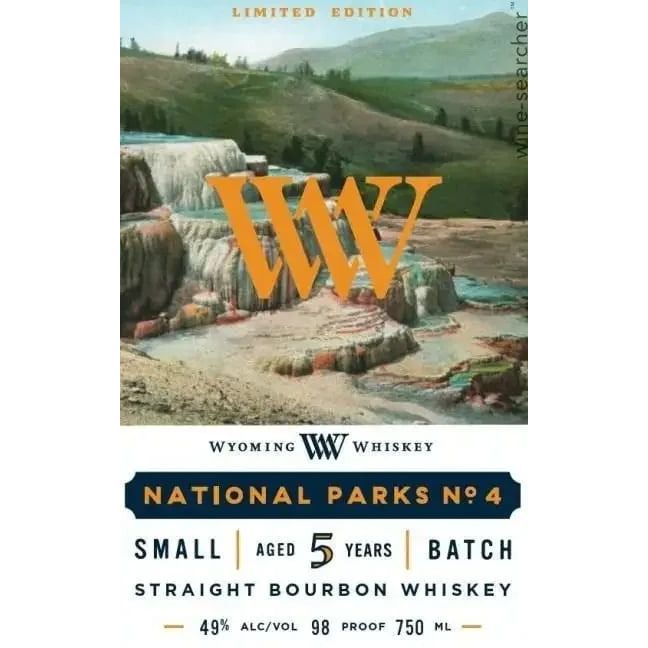 Wyoming Whiskey 'National Parks Batch 4' 5 Year Old Small Batch Bourbon 750 ml