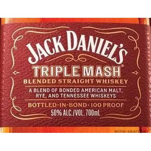 Jack Daniel's Triple Mash Bottled in Bond Blended Straight Whiskey (Liter)