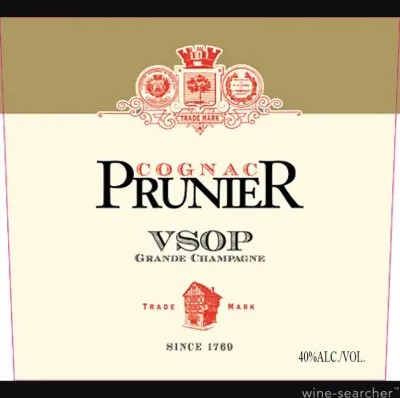 Prunier V.S.O.P. Grande Champagne Cognac 700 ml