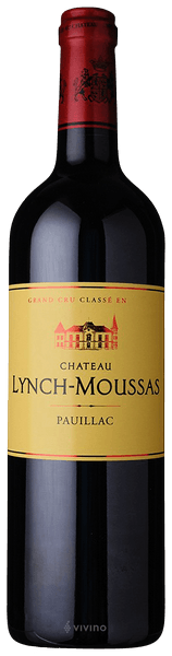 Chateau Lynch-Moussas Pauillac (Grand Cru Classe) 2020 (750 ml)