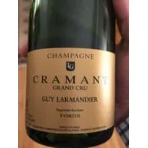 Guy Larmandier Blanc de Blancs Brut Zéro Champagne Grand Cru 'Cramant' N.V. (750 ml)