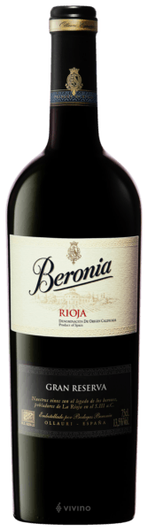 Beronia Rioja Gran Reserva 2018 (750 ml)