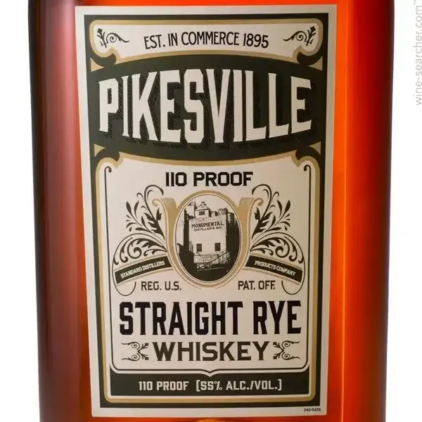 Pikesville 110 Proof Straight Rye Whiskey 750 ml