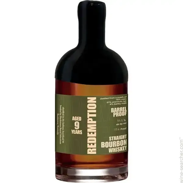 Redemption 9 Year Old Barrel Proof Bourbon 750 ml