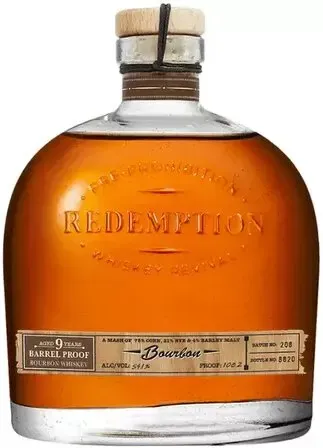 Redemption 9 Year Old Barrel Proof Bourbon 750 ml