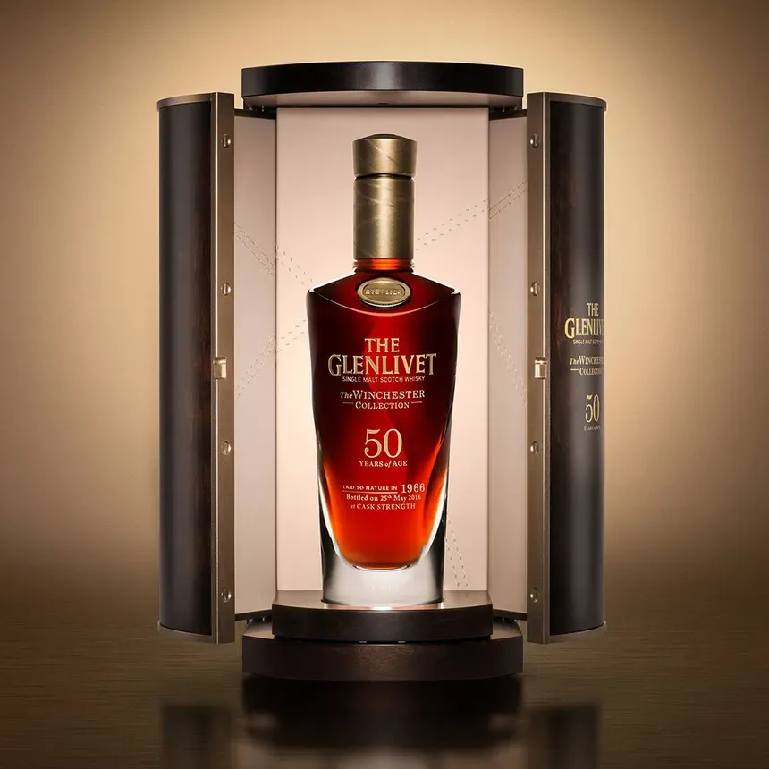 The Glenlivet The Winchester Collection 50 Year Old Single Malt Scotch Whisky (750 ml)