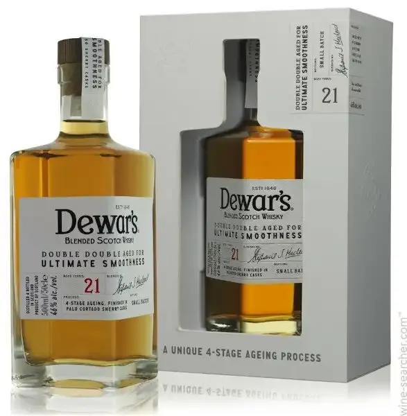 Dewar's Double Double Aged 21 Year Old Blended Scotch Whisky 375 ml
