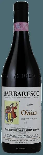 Produttori del Barbaresco Barbaresco Riserva Ovello 2020 (750 ml)