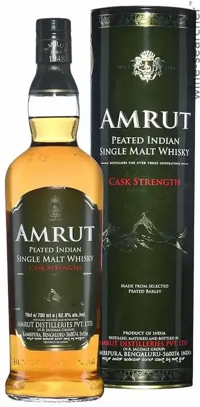 Amrut Peated Cask Strength Single Malt Whisky 750 ml