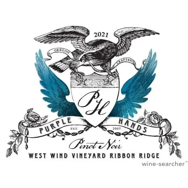 Purple Hands Pinot Noir West Wind Vineyard Ribbon Ridge 2023 (750 ml)