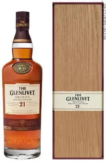 The Glenlivet 21 Year Old Single Malt Scotch Whisky 750 ml