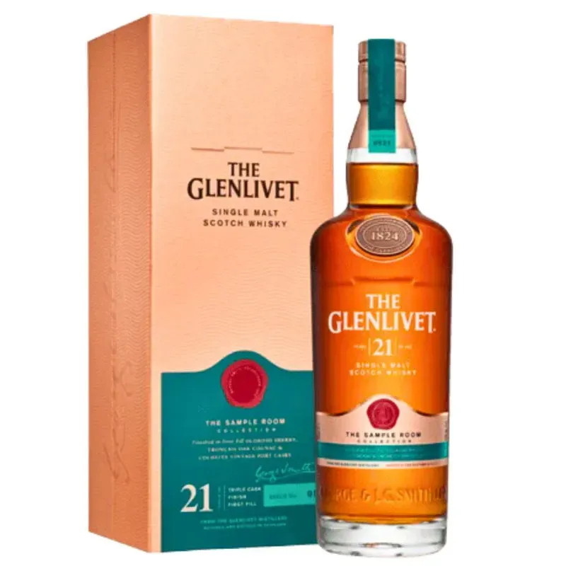 The Glenlivet 'The Sample Room Collection' 21 Year Old Single Malt Scotch Whisky 750 ml