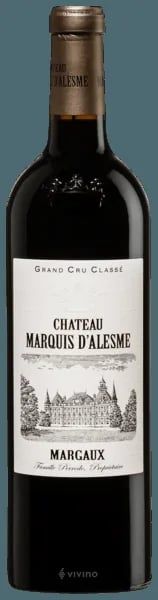 Chateau Marquis d'Alesme Margaux (Grand Cru Classe) 2020 (750 ml)