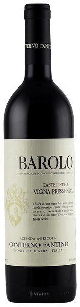 Conterno Fantino Barolo Castelletto Vigna Pressenda 2021 (750 ml)