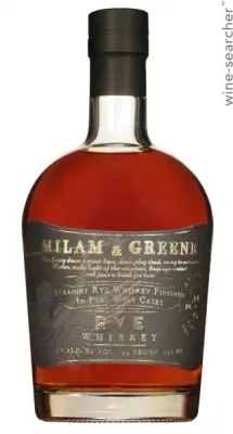 Milam &amp; Greene Port Cask Finished Rye Whiskey 750 ml