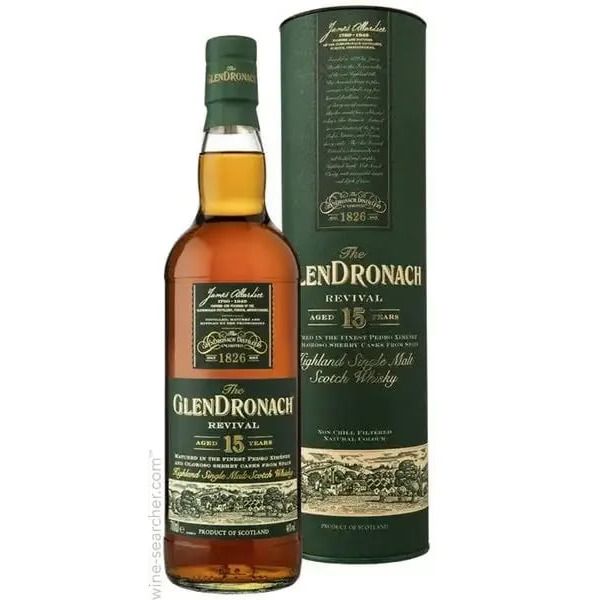 Glendronach 15 Year Old Single Malt Scotch 700 ml