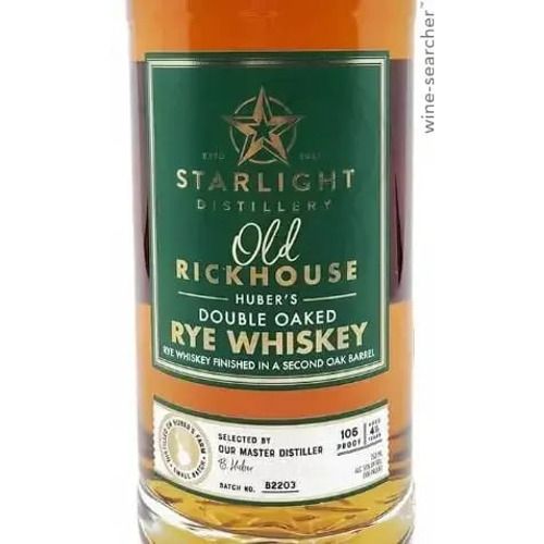 Starlight Distillery 'Old Rickhouse' Huber's Double Oak Rye Whiskey 750 ml