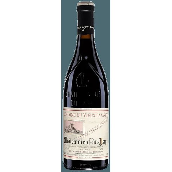 Domaine du Vieux Lazaret Cuvee Exceptionnelle Chateauneuf-du-Pape 2019 (750 ml)