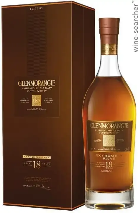 Glenmorangie 18 Year Old Extremely Rare Single Malt Scotch Whisky (750 ml)