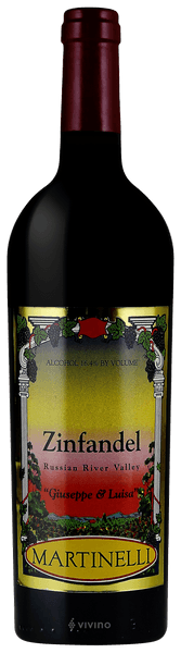 Martinelli Winery Zinfandel 'Giuseppe &amp; Luisa' 2023 (750 ml)
