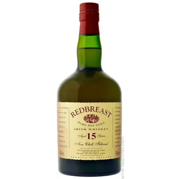 Redbreast 15 Year Old Single Pot Still Irish Whiskey 750 ml
