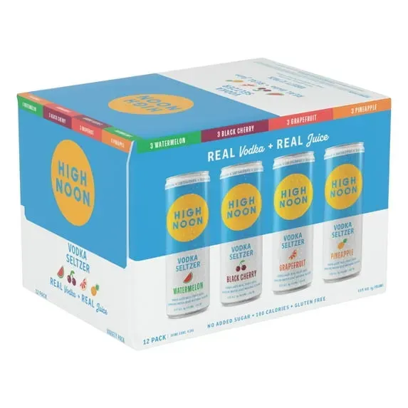 High Noon - Variety - Vodka &amp; Soda - 12 pack 355ml cans
