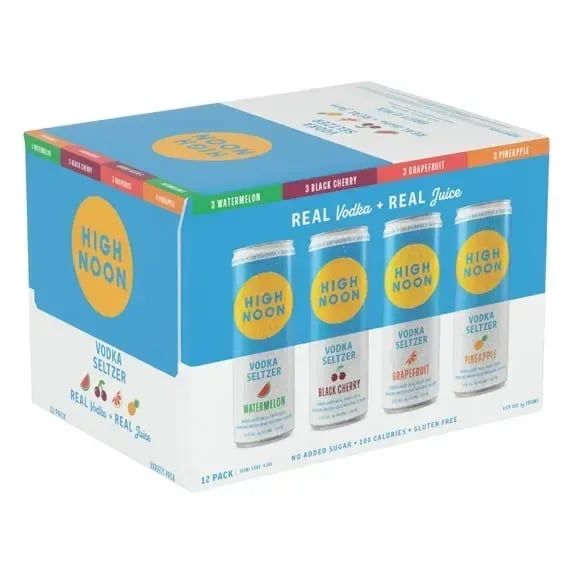 High Noon - Variety - Vodka &amp; Soda - 12 pack 355ml cans