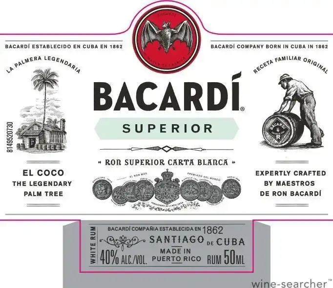 Bacardi - Superior - Rum - 750ml bottle