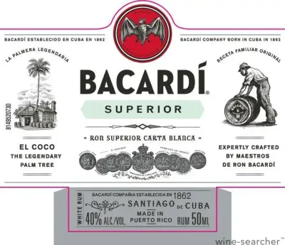 Bacardi - Superior - Rum - 750ml bottle