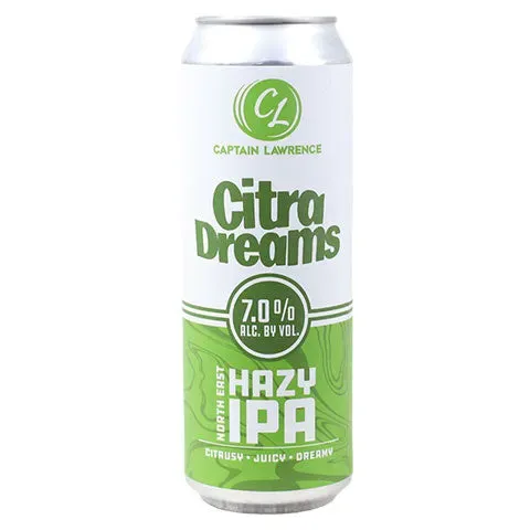 Captain Lawrence - Citra Dreams - Hazy IPA - 4 pack 16oz can