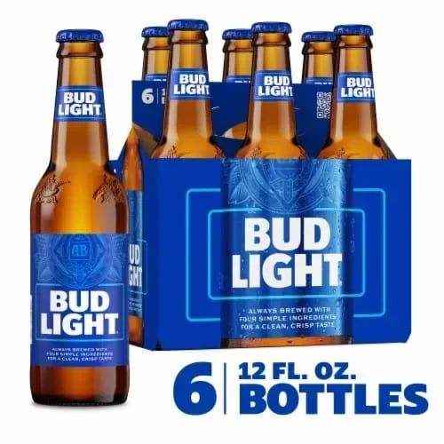 Bud Light - Lager - 6 pack 12oz bottles