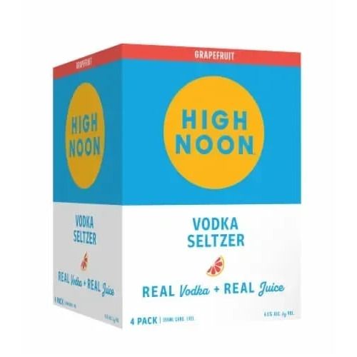 High Noon - Grapefruit - Vodka &amp; Soda - 4 pack 355ml cans