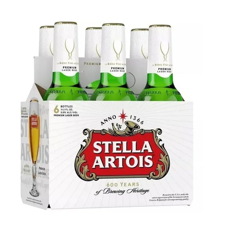 Stella Artois - Lager - 6 pack 11.2oz bottles