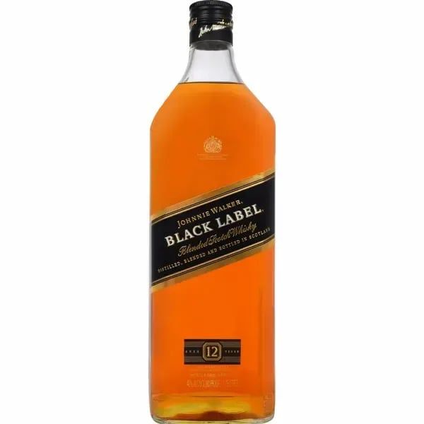 Johnnie Walker - Black Label - 12 Years - Scotch - 1.75ltr bottle