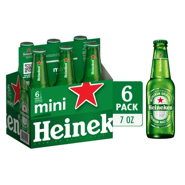 Heineken - Lager - 6 pack 7oz bottles