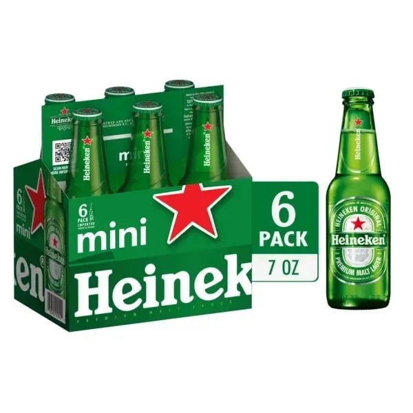 Heineken - Lager - 6 pack 7oz bottles