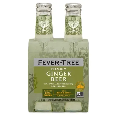 Fever Tree - Ginger Beer - 4 pack 200ml bottles