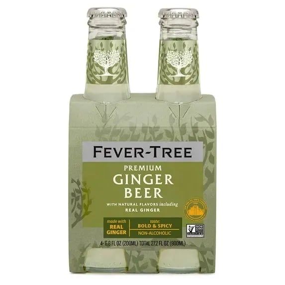 Fever Tree - Ginger Beer - 4 pack 200ml bottles