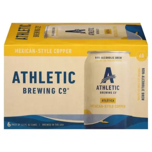 Athletic - Athletica - Non-Alcoholic Mexican Style Copper - 6 pack 12oz cans