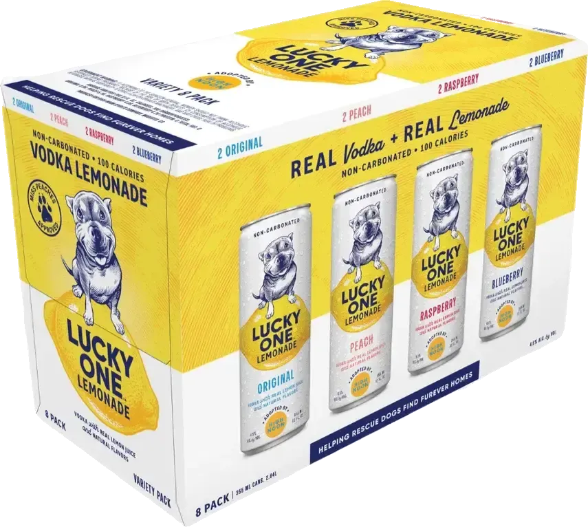 High Noon - Lucky One - Vodka &amp; Lemonade - 8 pack variety cans