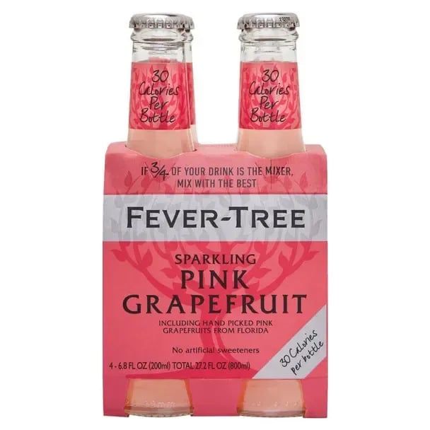 Fever Tree - Sparkling Pink Grapefruit - 4 pack 200ml bottles