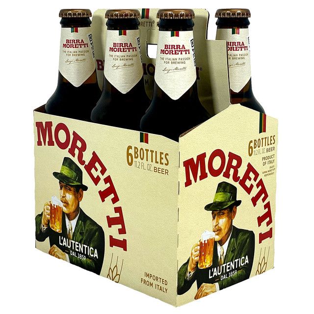 Moretti - Italian Lager - 6 pack 11.2oz bottles