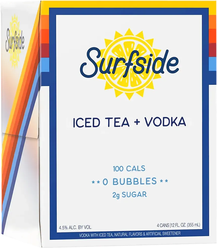 Surfside - Iced Tea &amp; Vodka - 4 pack 12oz cans