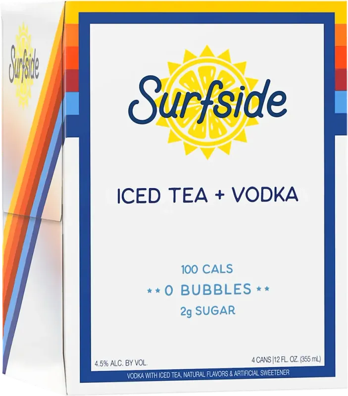 Surfside - Iced Tea &amp; Vodka - 4 pack 12oz cans