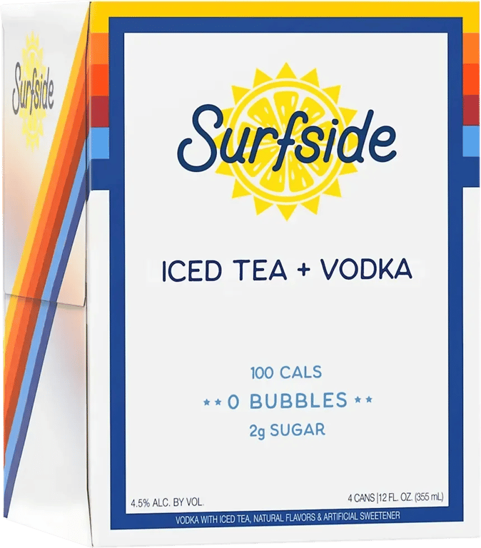 Surfside - Iced Tea &amp; Vodka - 4 pack 12oz cans