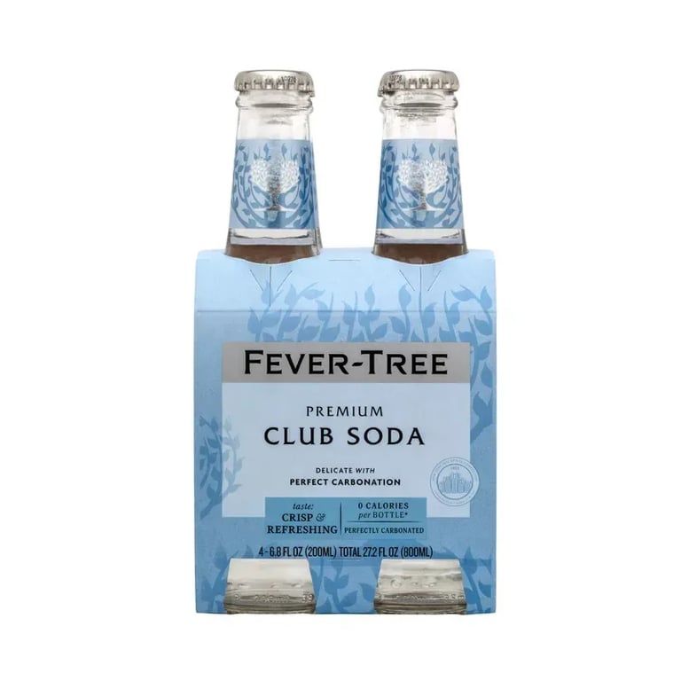 Fever Tree - Club Soda - 4 pack 200ml bottles